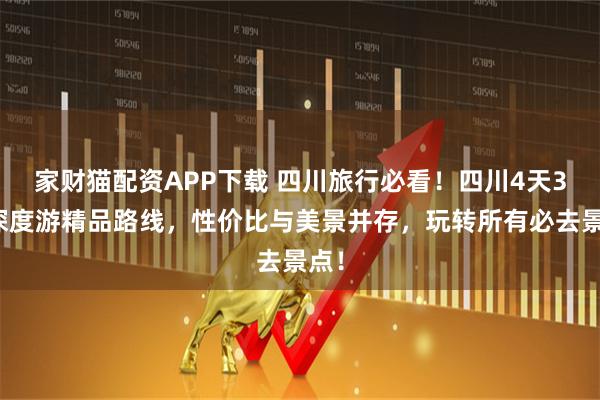 家财猫配资APP下载 四川旅行必看！四川4天3晚深度游精品路线，性价比与美景并存，玩转所有必去景点！