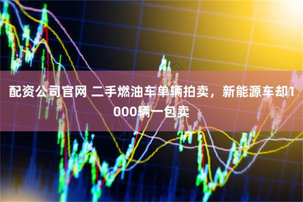 配资公司官网 二手燃油车单辆拍卖，新能源车却1000辆一包卖