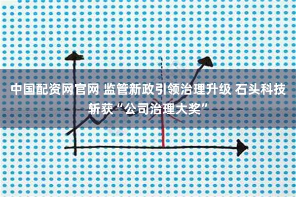 中国配资网官网 监管新政引领治理升级 石头科技斩获“公司治理大奖”