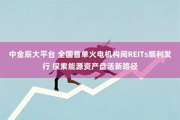 中金辰大平台 全国首单火电机构间REITs顺利发行 探索能源资产盘活新路径