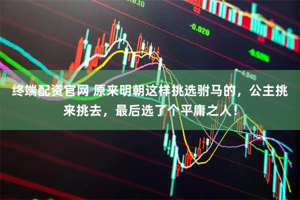 终端配资官网 原来明朝这样挑选驸马的，公主挑来挑去，最后选了个平庸之人！